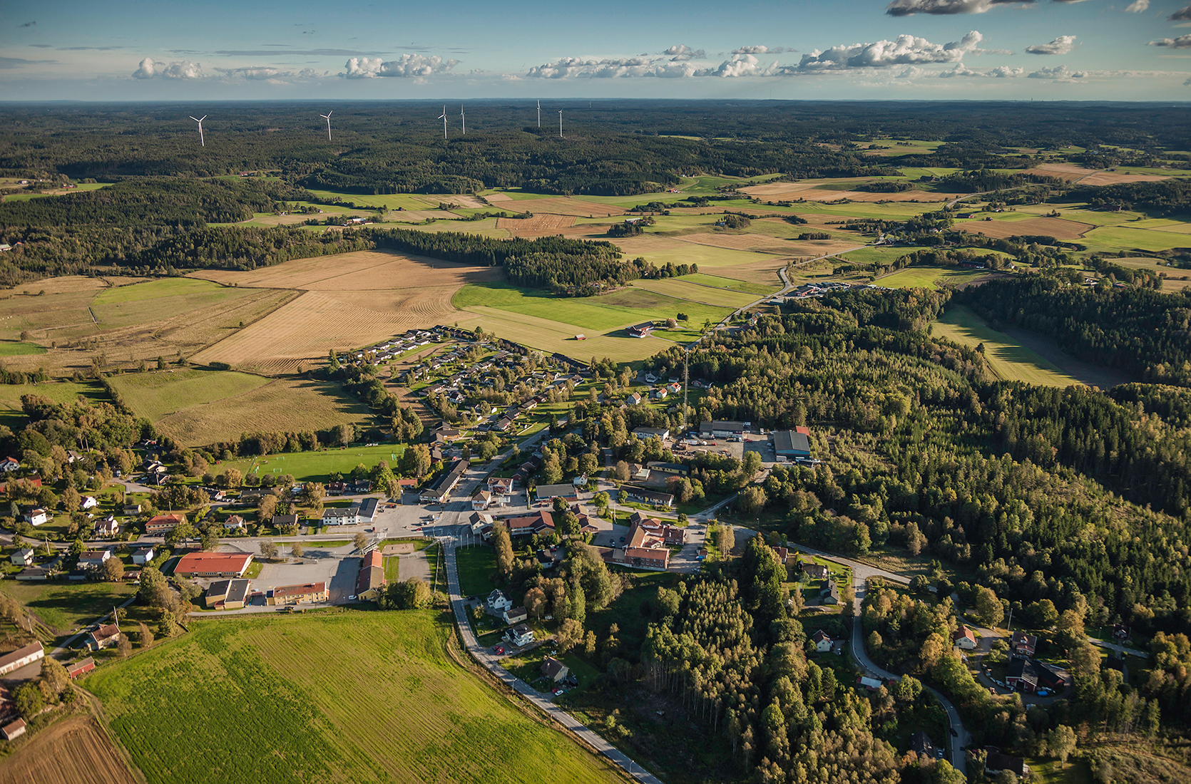 Flygfoto Hedekas